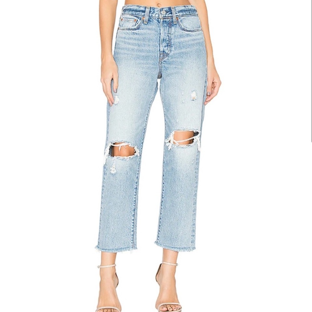 Levi's 501 Wedgie Selvedge Straight Button Fly Jeans